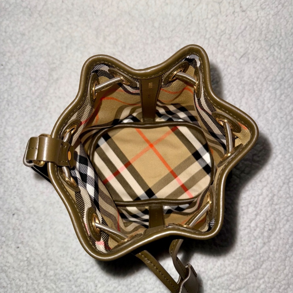 Burberry Check Mini Drawstring Pouch - Picture 2 of 11